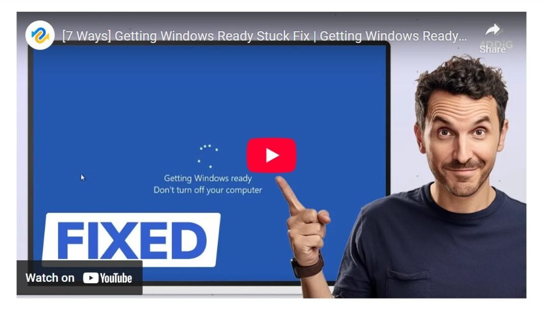 How to Fix Laptop Stuck on Getting Windows Ready How to Fix Laptop Stuck on Getting Windows Ready