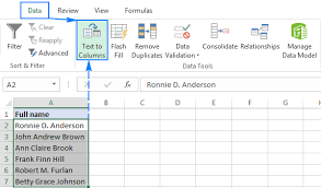 How to Split First and Last Names in Excel