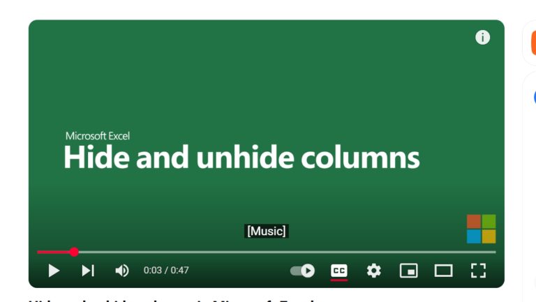 How Can I Unhide Columns In Excel