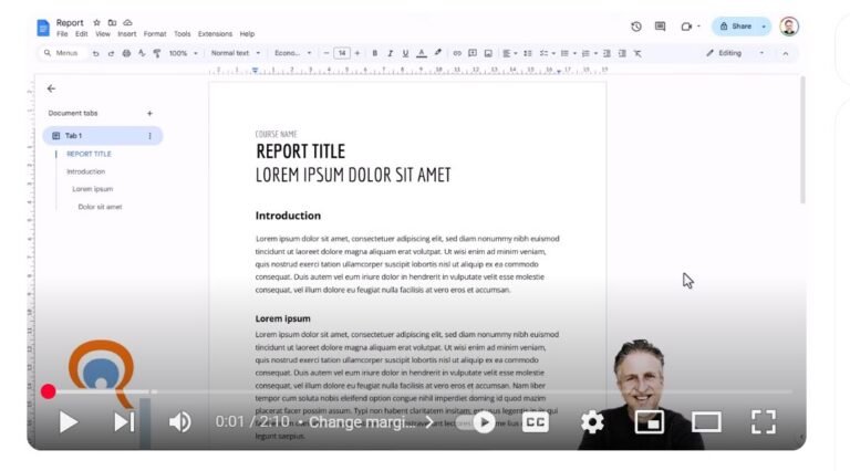 How Do You Change Margins on Google Docs