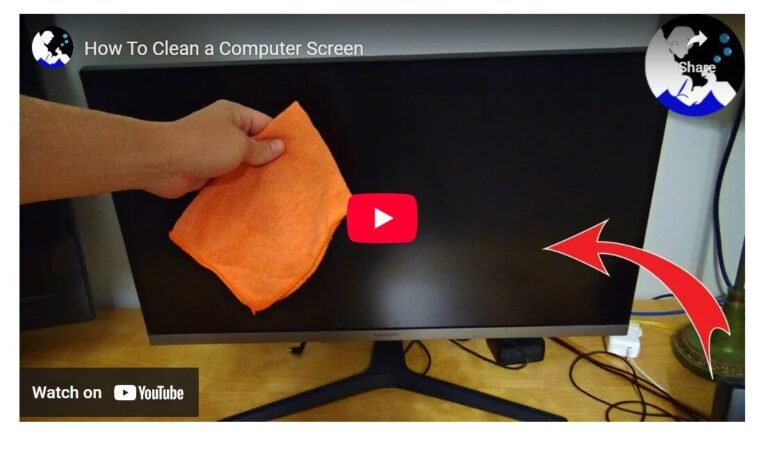 How To Clean A Computer Screen